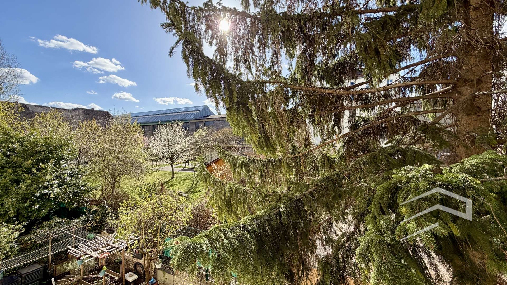 Ausblick Wohnzimmer
